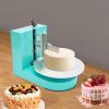 Cake Decorating Coating Machine, Cake Butter Cream Spreading Machine with Electric, Cream Spreading Automatic Frosting Turntable with Graduated Scraper 0-320RPM Rotating Speed for 4-16in Cake (Green) view 4
