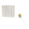 100 Pcs White Lollipop Sticks, 4 Inch Paper Candy Sticks for Homemade Candy Cookies Dessert Cupcake Toppers view 1