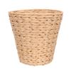Angoily 0.78kg Woven Trash Can Multi-functional Imitation Rattan Storage Basket for Home Organization Paper String Material for Living Room Laundry Room Use view 1