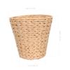 Angoily 0.78kg Woven Trash Can Multi-functional Imitation Rattan Storage Basket for Home Organization Paper String Material for Living Room Laundry Room Use view 2