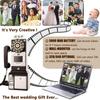 ZIXIAOS Video Audio Guest Book Wedding Phone with 32/64gb Storage, Record Customized Video Audio Messages, Video Audio Phone Guest Book, for a Variety of Memorable Party,64GB-Black view 2