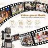 ZIXIAOS Video Audio Guest Book Wedding Phone with 32/64gb Storage, Record Customized Video Audio Messages, Video Audio Phone Guest Book, for a Variety of Memorable Party,64GB-Black view 3