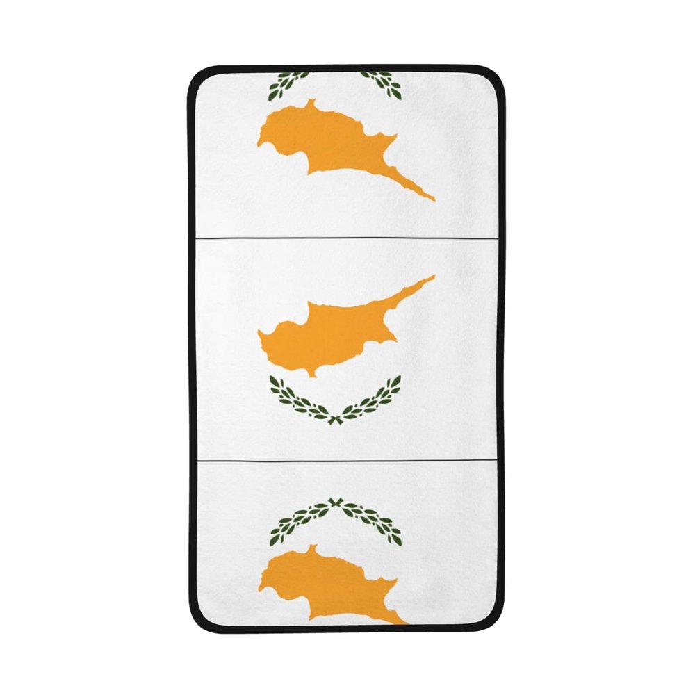 WZYCWB Flag of Cyprus Printed Quick-Drying Towel - 16x28 inch Absorbent Sports Towel, Suitable for Travel, Gym, Outdoor Camping, etc.