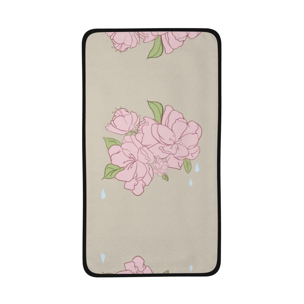 WZYCWB Divided Peach Blossoms Printed Quick-Drying Towel - 16x28 inch Absorbent Sports Towel, Suitable for Travel, Gym, Outdoor Camping, etc.