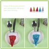TOPPERFUN 5pcs Mini Christmas Hat Cutlery Cap Decor Cloth Xmas view 3