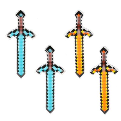 4 Pcs Inflatable Pirate Swords for for Theme Party Birthday Swimming Pool Party Cosplay Halloween Costume Accessories Stage Props2 Colours
