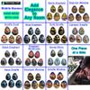 Stoneage Arts Decorative Natural Stone Eggs Multipack for Home Decor, Handcarved and Designed in Kenya. (Wildlife Wonders, Black Elephant) view 4