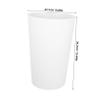 GRIRIW Plastic Umbrella Stand with Water Draining Organizer Large Capacity view 2