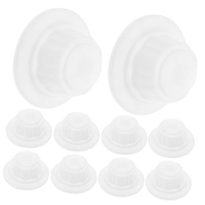 LALAFINA 10pcs Electric Fan Nut Covers Plastic Fan Caps Easy Installation for Table and Floor Reusable Accessories