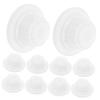 LALAFINA 10pcs Electric Fan Nut Covers Plastic Fan Caps Easy Installation for Table and Floor Reusable Accessories view 1