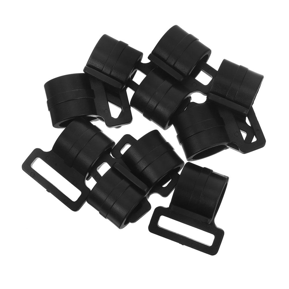 FUNOMOCYA Outdoor Tent Clip 10pcs Plastic Headlight Fixing Buckle for Camping Tent Lighting Hook