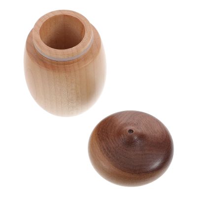 FUNOMOCYA Toothpick Holder Box Wooden Acorn Shaped for Home Dining Tables