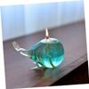 Whale Glass Oil Lamp Xmas 2pcs Desktop Decor for Home Restaurant view 4