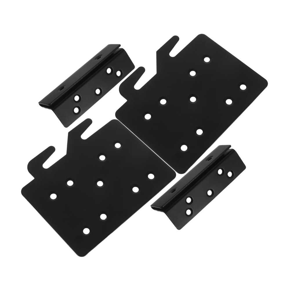 PRETYZOOM 1set Bed Rail Hardware Mounting Hooks Iron Fasteners for Bed Frame Connectors Easy Installation Headboard Attachment Kit Replacement Accessories