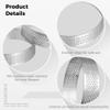 12 Pcs Stainless Steel Tart Rings Set, Includes 1.97 & 3.15 Mousse Rings, Perforated Cake Molds, Heat-Resistant Baking Tools For Pastries view 4