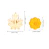 PRETYZOOM Thanksgiving Pumpkin and Maple Leaf Vase Filler Candle and Home Decor Unique Floating Centerpiece for Fall Celebrations and Holiday Parties view 2