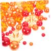 PRETYZOOM Thanksgiving Pumpkin and Maple Leaf Vase Filler Candle and Home Decor Unique Floating Centerpiece for Fall Celebrations and Holiday Parties view 3