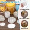 PATIKIL 27mm/1.06" Foam Lid Liner, 160Pcs Adhesive Round PS Pressure Sensitive Seals, Cap Liners Resistant Tamper for Plastic Glass Jar Bottle Cap Canning Vials Seals view 3
