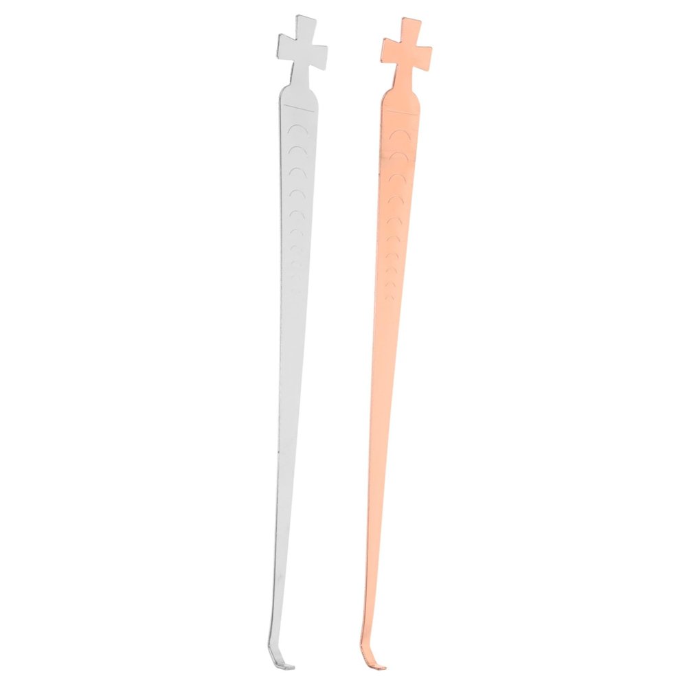 ARTIBETTER 2pcs Stainless Steel Candle Wick Dipper Snuffer Durable Candle Tools Ergonomic Design for Safe Extinguishing and Wick Trimming
