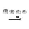 51mm Filter Basket 1/2/4 Cup For Espresso Bottomless Portafilter, Compatible With 51mm Coffee Machines view 1