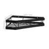 HAKIDZEL Strong Sturdy Kitchen Wall Mount Seasoning Bottle Rack Corner Shelf 1pc view 2
