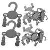ABOOFAN 10pcs Shoes Hanger Clips Space-Saving Drying Rack for Boy Girl Shoes and Socks for Home Use Prevents Deformation and Ensures Quick Drying view 1