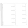 LRXIYODE 2 Tier Jewelry Hanger with Hanging Hooks for Desk Storage Rack view 1