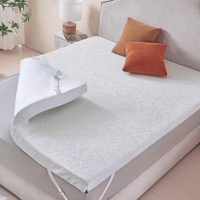 SIEMOUR 3 inch Memory Foam Mattress Topper Twin XL Bed, Gel Infused Memory Foam Mattress Pad with Cover for Back Pain Relief, 38x80 Inches