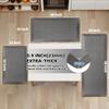 Anti Fatigue Kitchen Mats for Floor, Grey 9/10 Extra Thick Cushioned Standing Desk Mat, Comfort Memory Foam Ergonomic Kitchen Rugs and Mats Non-Slip Waterproof for Office, Kitchen, Sink, 20" x 48" view 2