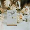 DJJSDMY Table Numbers Frosted Gold Table Numbers - Wedding Decoration- Wedding Signage(Table 1-10) view 2