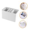 GRIRIW Umbrella Stand Holder White Plastic with Removable Drip Tray view 4