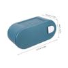Beatifufu Wall Mounted Tissue Box Dispenser No-Drill Installation for Kitchen and Bathroom Elegant Design High Capacity Paper Towel Holder Stylish Home Decor Accessory Tranquil view 2