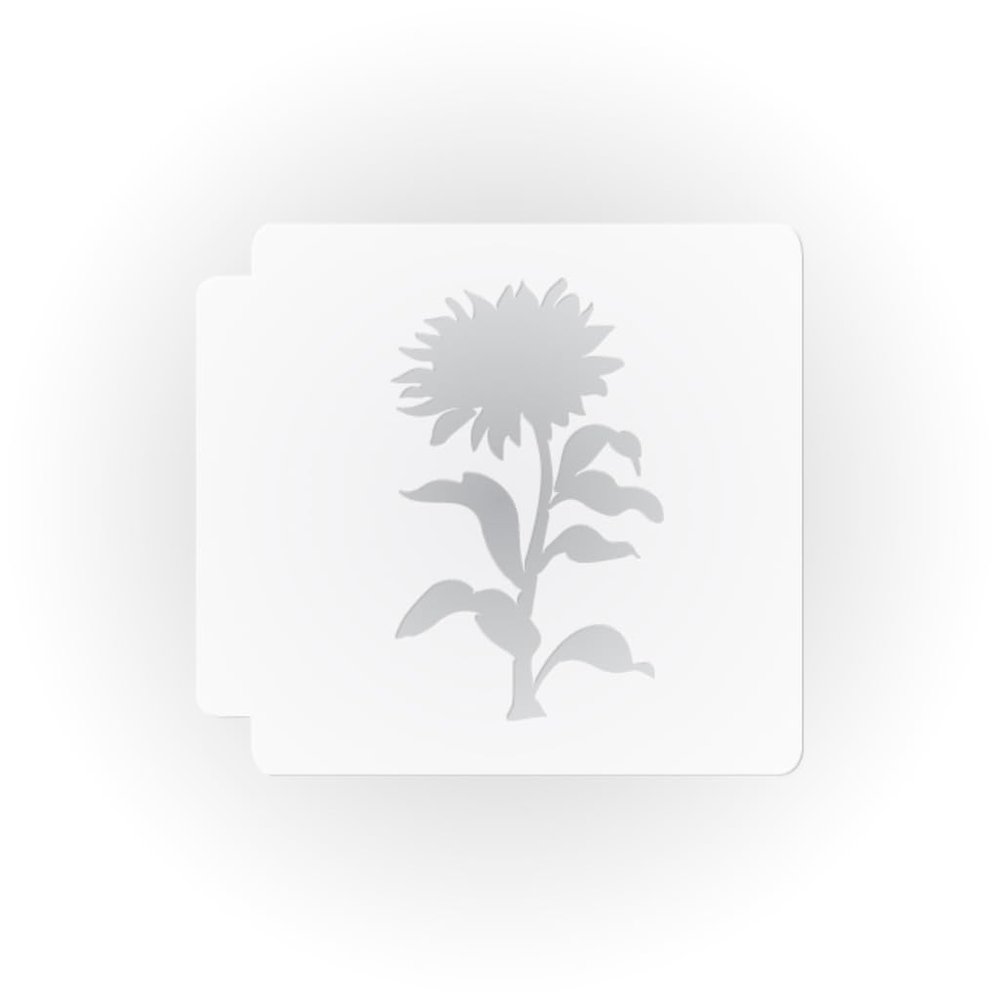 Sunflower 783-D347 Stencil Silhouette (2 inch)