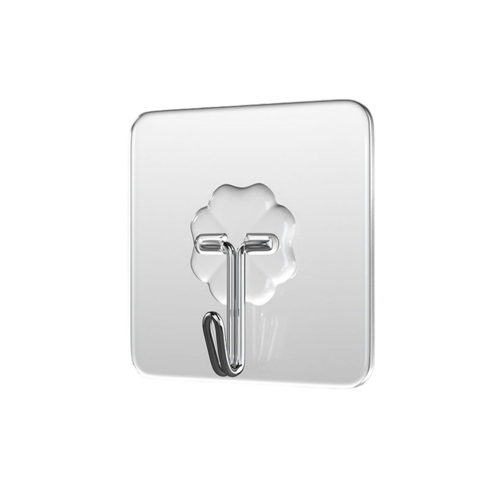 Kitchen Utensil Gadgets Kitchen Gadgets-1158 Kitchen Transparent Hook Self Adhesive Towel Coat Hooks