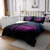 jejeloiu Golden Gate Bridge Bedspread Queen Size Kids Nightscape Coverlet Set Teens City Scenery Quilted Coverlet Breathable Soft Lightweight Black and Purple Room Decor view 4