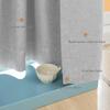LANTIME Beige White Blackout Curtains 144 inch Length Extra Long Curtains, Pinch Pleated Faux Linen Textured Window Curtains, 52" W x 144" L, 2 Panels view 3