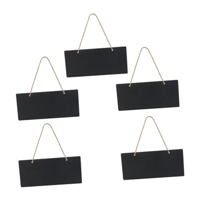 Angoily 5pcs Mini Blackboard Writing Board Mini Chalkboard for Decor Black Dry Erase Board for Messages