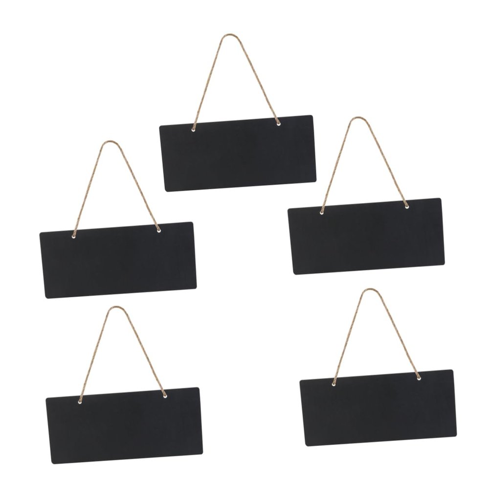 Angoily 5pcs Mini Blackboard Writing Board Mini Chalkboard for Decor Black Dry Erase Board for Messages