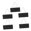 Angoily 5pcs Mini Blackboard Writing Board Mini Chalkboard for Decor Black Dry Erase Board for Messages view 1
