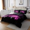 jejeloiu Golden Gate Bridge Bedspread Queen Size Kids Nightscape Coverlet Set Teens City Scenery Quilted Coverlet Breathable Soft Lightweight Black Purple Room Decor view 4