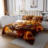 jejeloiu Tiger Sunflower Bedspread Twin Size Kids Wild Animal Coverlet Set for Boys Girls Teens Wildlife Butterfly Quilted Coverlet Breathable Safari Cat Print Bedroom Decor view 3