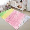 ABREEZE Kids Rug Play Mat Ultra Soft Rugs for Kids Room, 4'x5.3' Non Slip Gradient Star Children Nursery Rug Carpet for Bedroom Decor Playroom Living Room view 1