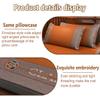 Summer Sleeping Mat, Double-Sided Cooling Bed Sheet Air Conditioning Mat, Traditional Chinese Summer Rattan Pad Cooling Mattress Foldable Breathable, For Single Double Queen-size(Color H,180*200cm) view 2