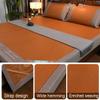 Summer Sleeping Mat, Double-Sided Cooling Bed Sheet Air Conditioning Mat, Traditional Chinese Summer Rattan Pad Cooling Mattress Foldable Breathable, For Single Double Queen-size(Color H,180*200cm) view 4