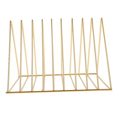 COHEALI Metal Desktop Magazine Rack Organizer Space-Saving Iron Bookshelf for Office Use Holds Magazines Files Stationery Multi-Purpose Storage for Desk Organization