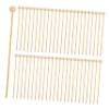 OKUMEYR 200pcs Wooden Lollipop Sticks with End Swizzle Sticks for Cake Candy and Drink Stirring Natural Wood for Use Great for Weddings and Parties view 1
