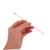 OKUMEYR 200pcs Wooden Lollipop Sticks with End Swizzle Sticks for Cake Candy and Drink Stirring Natural Wood for Use Great for Weddings and Parties view 3