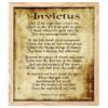 Invictus Poem Wall Art by William Ernest Henley Inspirational Poster Print on Distressed Parchment, Motivational Home Decor for Living Room & Office (Natural Oak Framed, 11 x 14 inches) view 1