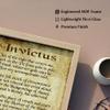 Invictus Poem Wall Art by William Ernest Henley Inspirational Poster Print on Distressed Parchment, Motivational Home Decor for Living Room & Office (Natural Oak Framed, 11 x 14 inches) view 4