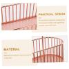 HEALLILY Bathroom Shelf Organizer Adhesive Spice -Mounted Rack Condiment Storage Farmhouse Decor Rose Gold view 3